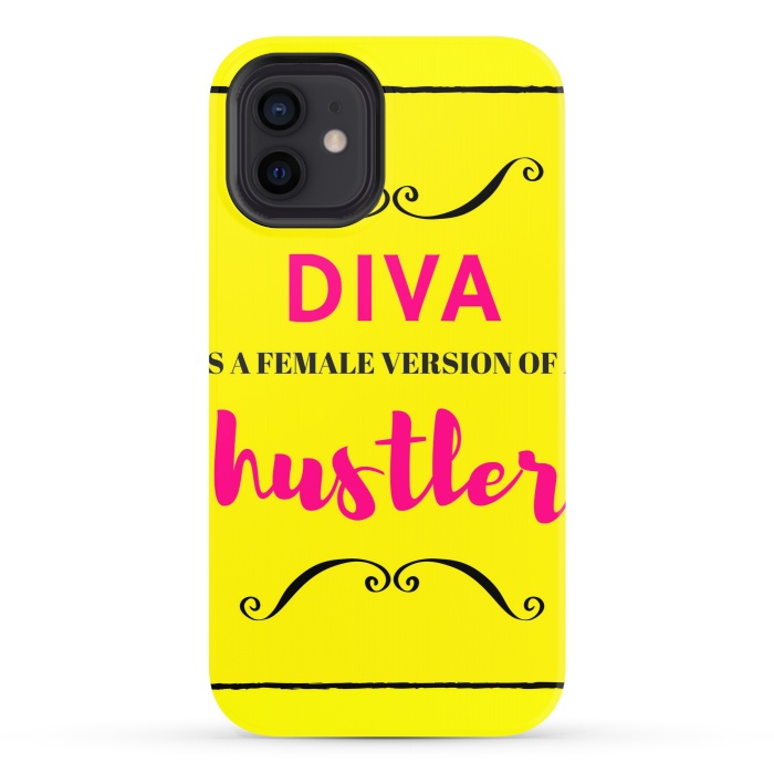 iPhone 12 StrongFit diva female version of hustler by MALLIKA