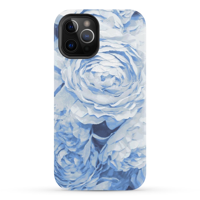 iPhone 12 Pro StrongFit Blue roses by Julia Grifol