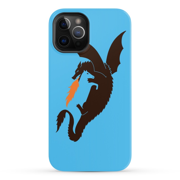 iPhone 12 Pro StrongFit Dragon and Horse by Coffee Man