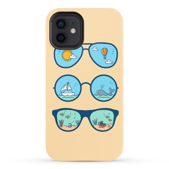 iPhone 12 StrongFit Sunglasses Landscape-2 by Coffee Man