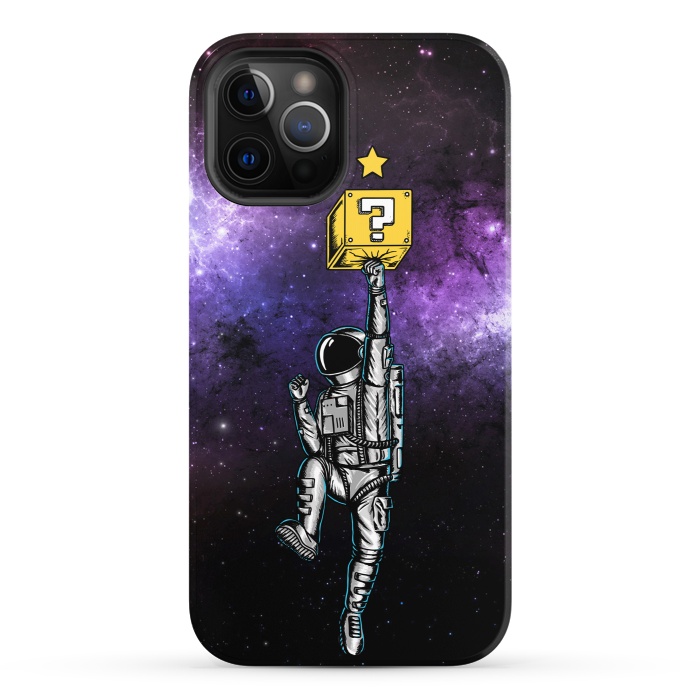 iPhone 12 Pro StrongFit Astronaut and Star by Coffee Man