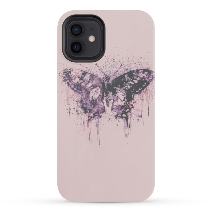 iPhone 12 mini StrongFit Artsy Butterfly  by Andrea Haase