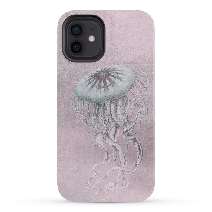 iPhone 12 mini StrongFit Jellyfish Underwater Creature by Andrea Haase