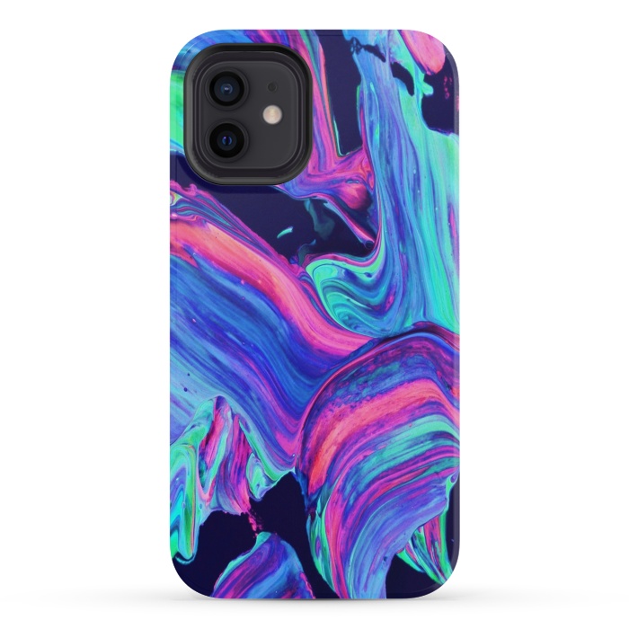 iPhone 12 mini StrongFit Neon abstract #charm by ''CVogiatzi.