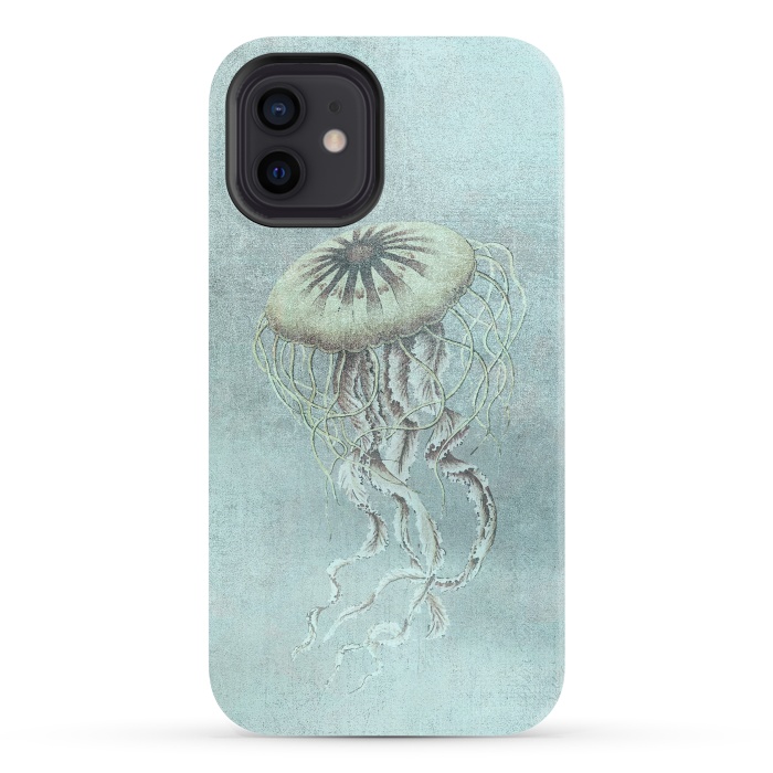 iPhone 12 StrongFit Underwater Jellyfish by Andrea Haase