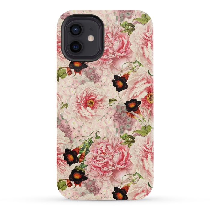 iPhone 12 mini StrongFit Victorian Vintage Roses by  Utart
