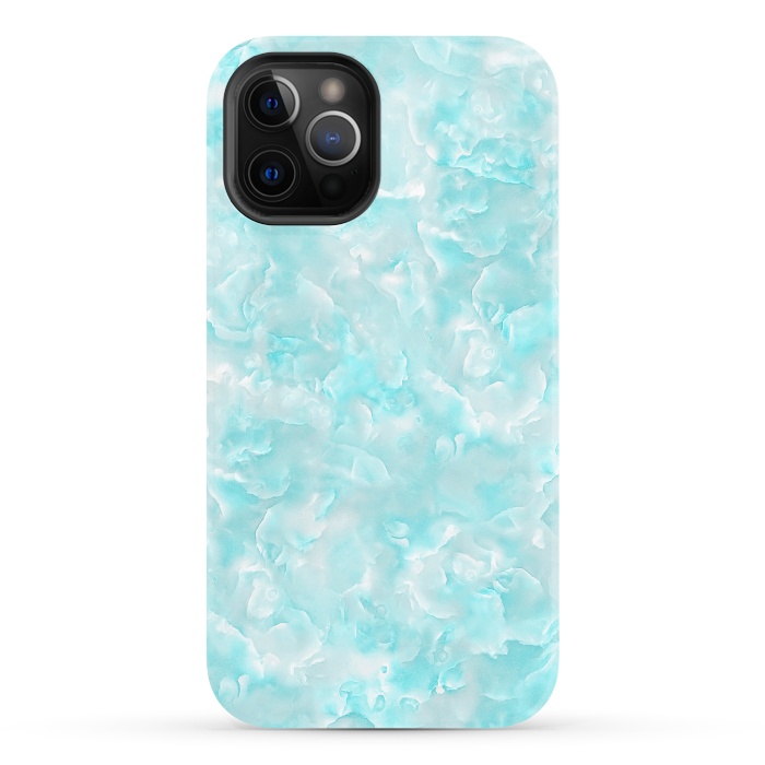 iPhone 12 Pro StrongFit Trendy Blue Mother of Pearl Texture by  Utart