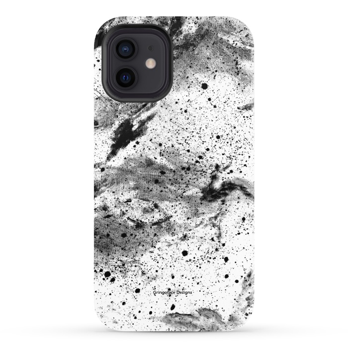 iPhone 12 StrongFit Marble Galaxy by Gringoface Designs