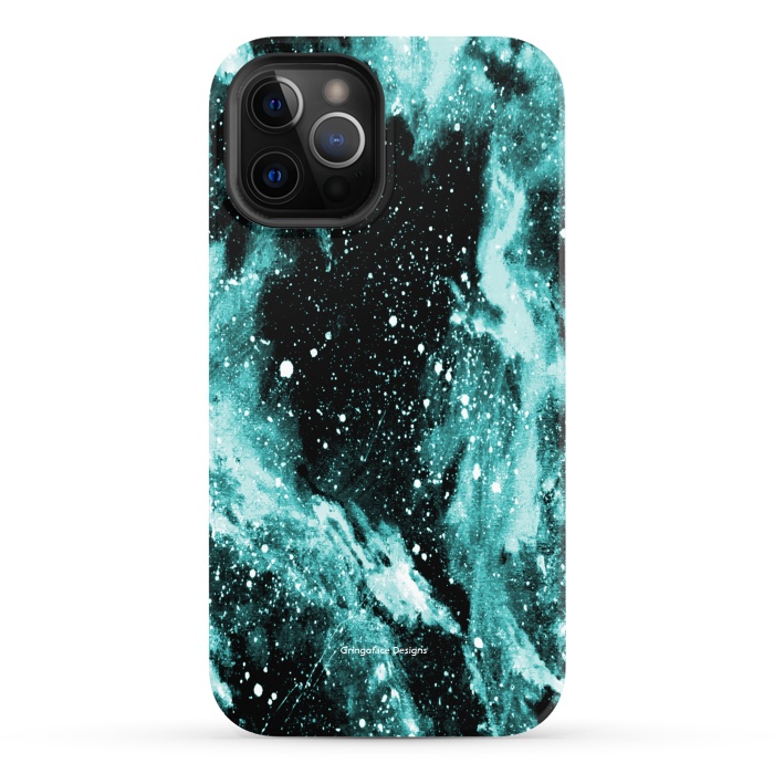 iPhone 12 Pro StrongFit Iced Galaxy by Gringoface Designs
