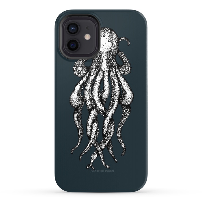 iPhone 12 StrongFit Octopus 1 by Gringoface Designs