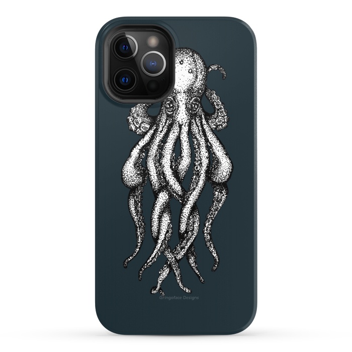 iPhone 12 Pro StrongFit Octopus 1 by Gringoface Designs