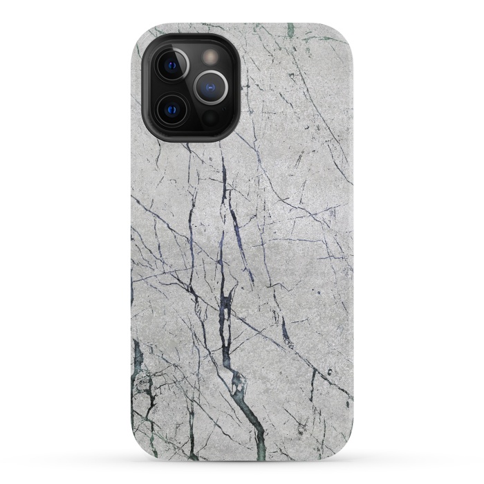 iPhone 12 Pro StrongFit Marbled Concrete by Andrea Haase