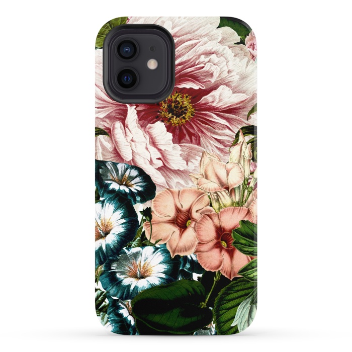 iPhone 12 StrongFit Vintage Peony and Little Bell by  Utart