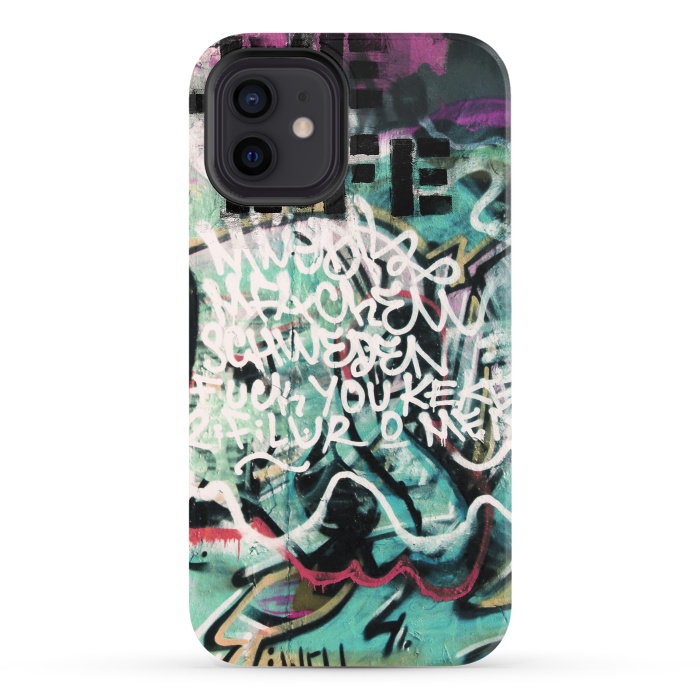 iPhone 12 StrongFit Graffiti Art Writing by Andrea Haase