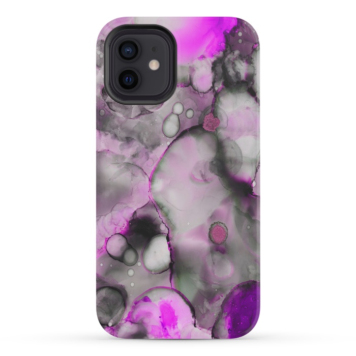 iPhone 12 mini StrongFit Alcohol ink 10 by haroulita