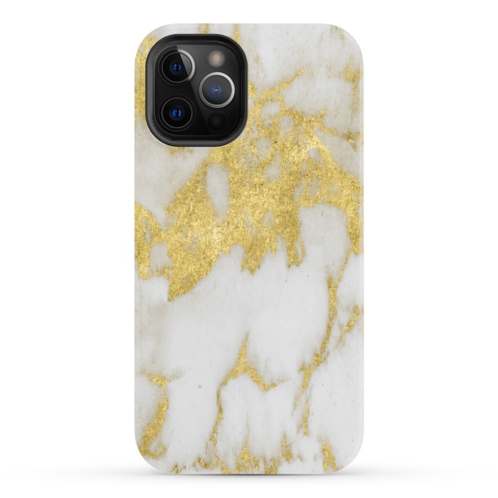 iPhone 12 Pro StrongFit Gold marble by haroulita