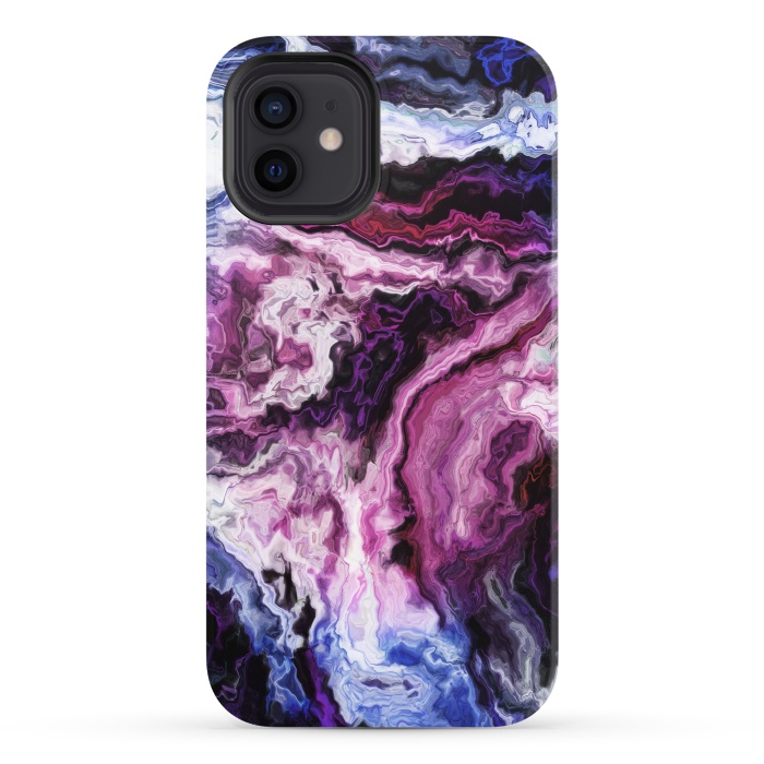 iPhone 12 StrongFit wavy marble i by haroulita