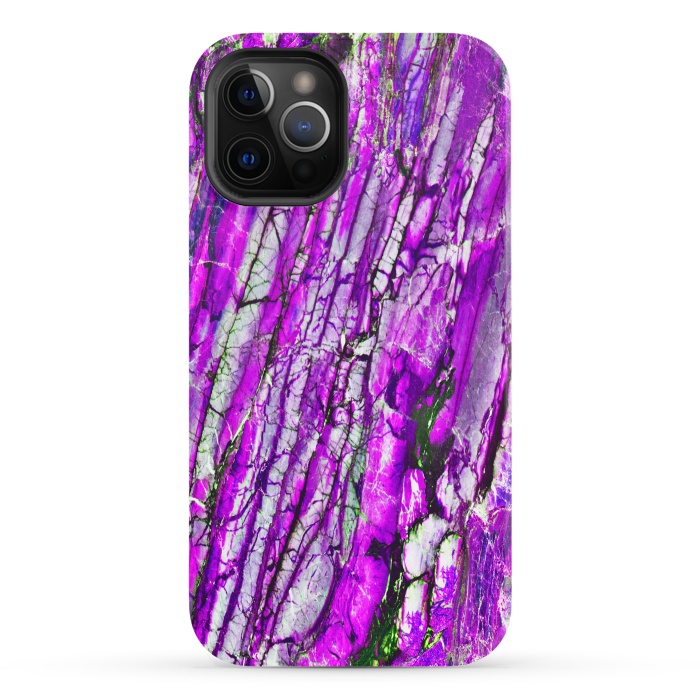 iPhone 12 Pro StrongFit ultra violet texture marble by haroulita