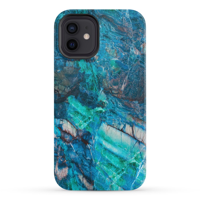 iPhone 12 mini StrongFit sea marble by haroulita