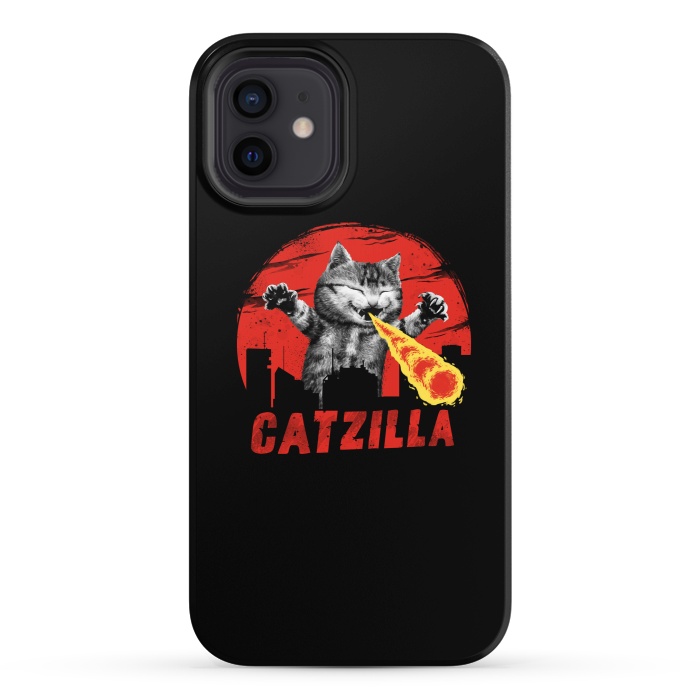 iPhone 12 StrongFit Catzilla by Vincent Patrick Trinidad