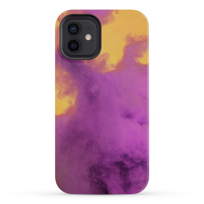iPhone 12 mini StrongFit Ultraviolet Smoke by Gringoface Designs