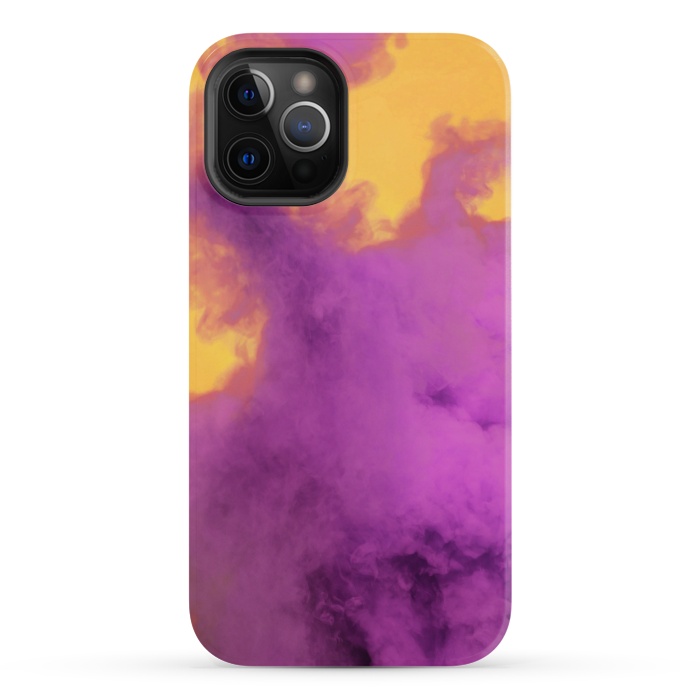 iPhone 12 Pro StrongFit Ultraviolet Smoke by Gringoface Designs