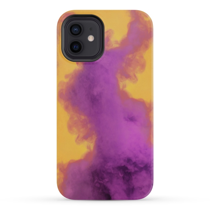 iPhone 12 mini StrongFit Ultraviolet Fumes by Gringoface Designs