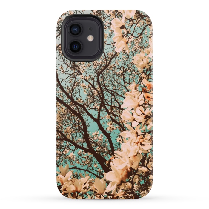 iPhone 12 StrongFit Spring Time Cherry Blossoms by Gringoface Designs