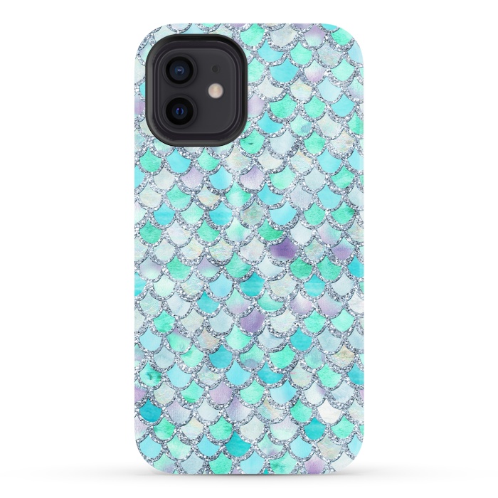 iPhone 12 StrongFit Hand drawn mermaid scales  by  Utart