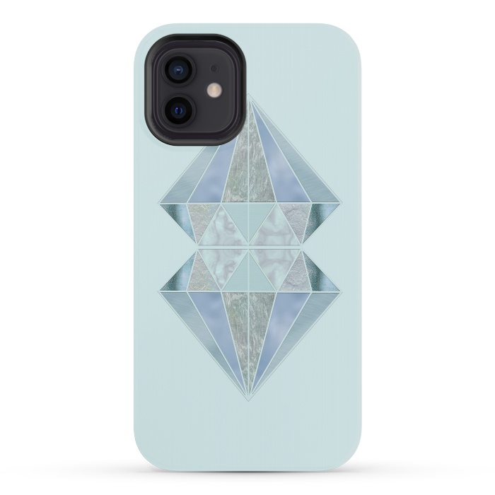 iPhone 12 mini StrongFit Glamorous Gemstone Diamonds by Andrea Haase