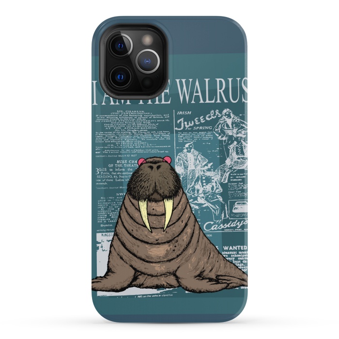 iPhone 12 Pro StrongFit I am the walrus by Mangulica