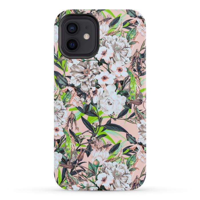 iPhone 12 StrongFit Flowering bouquet pink by Mmartabc
