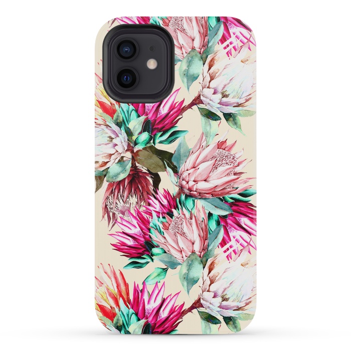 iPhone 12 mini StrongFit King proteas bloom II by Mmartabc