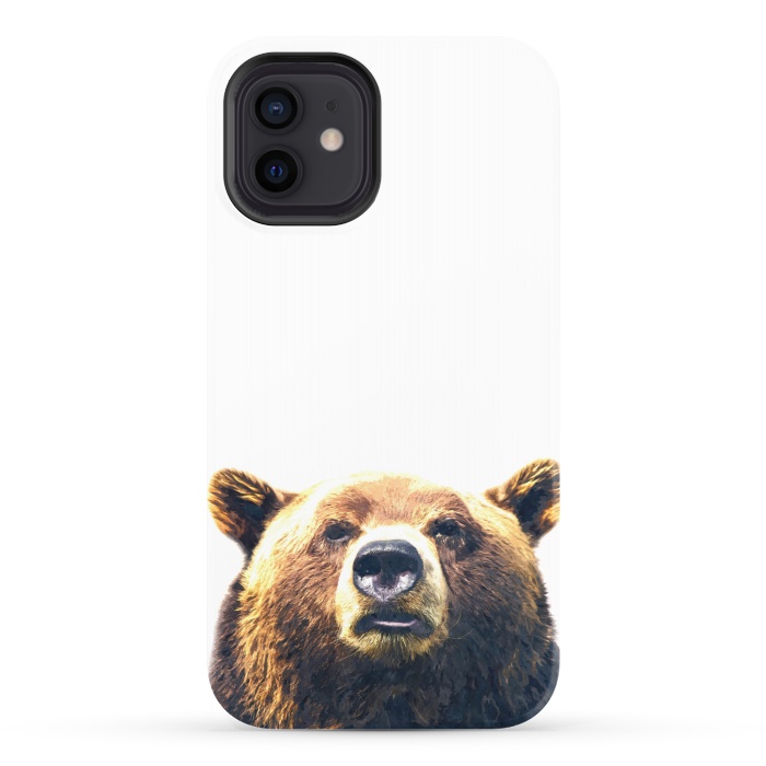 iPhone 12 StrongFit Bear Portrait by Alemi