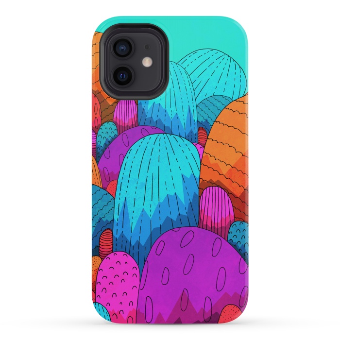 iPhone 12 StrongFit The vibrant hills of colour by Steve Wade (Swade)