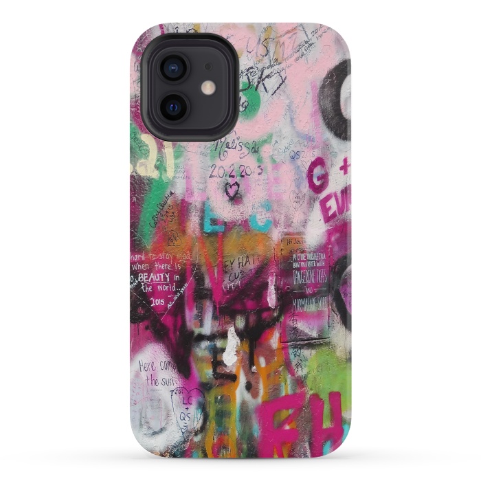 iPhone 12 mini StrongFit Colorful GraffitiArt by Andrea Haase