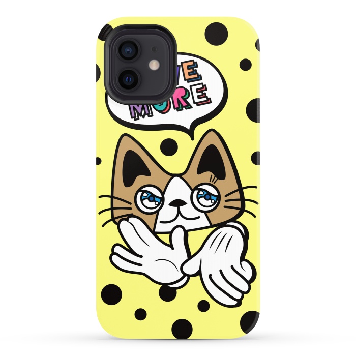 iPhone 12 StrongFit CUTIE CAT by Michael Cheung