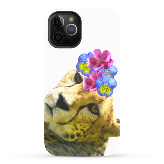 iPhone 12 Pro StrongFit Cute Cheetah by Alemi