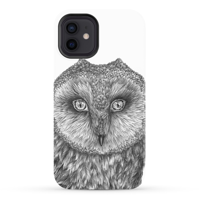 iPhone 12 StrongFit Little Barn Owl by ECMazur 