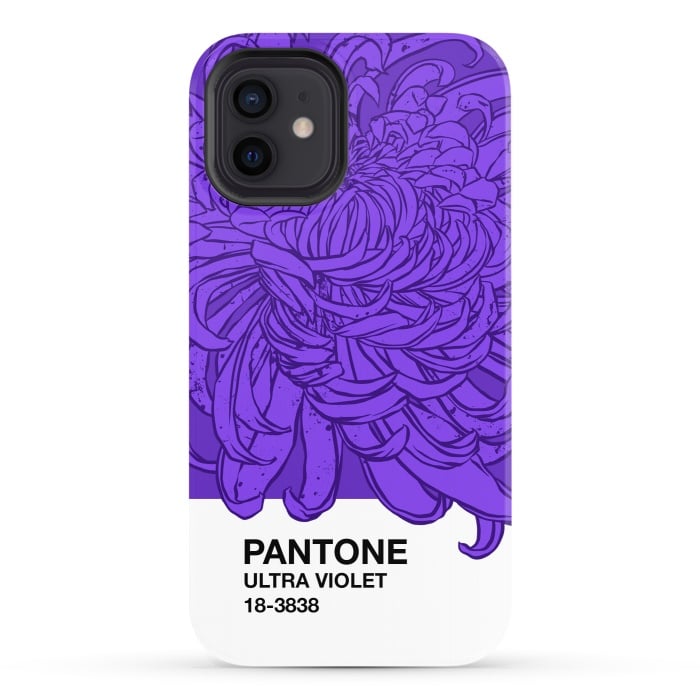 iPhone 12 StrongFit Pantone ultra violet  by Evgenia Chuvardina