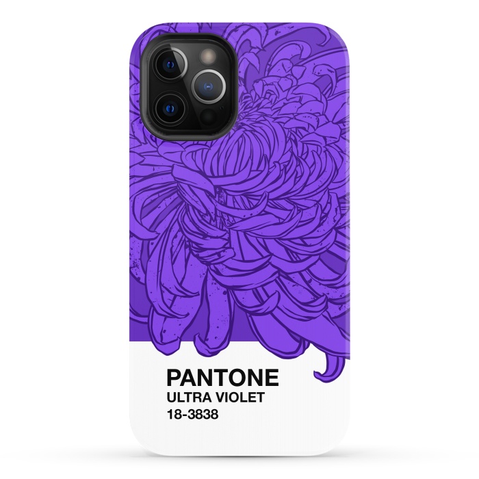iPhone 12 Pro StrongFit Pantone ultra violet  by Evgenia Chuvardina