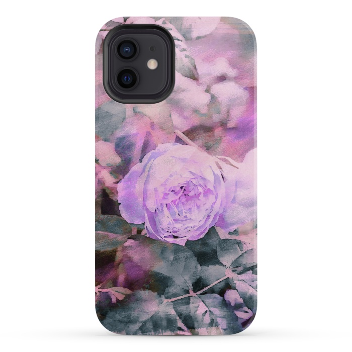 iPhone 12 StrongFit Rose Mixed Media Art by Andrea Haase