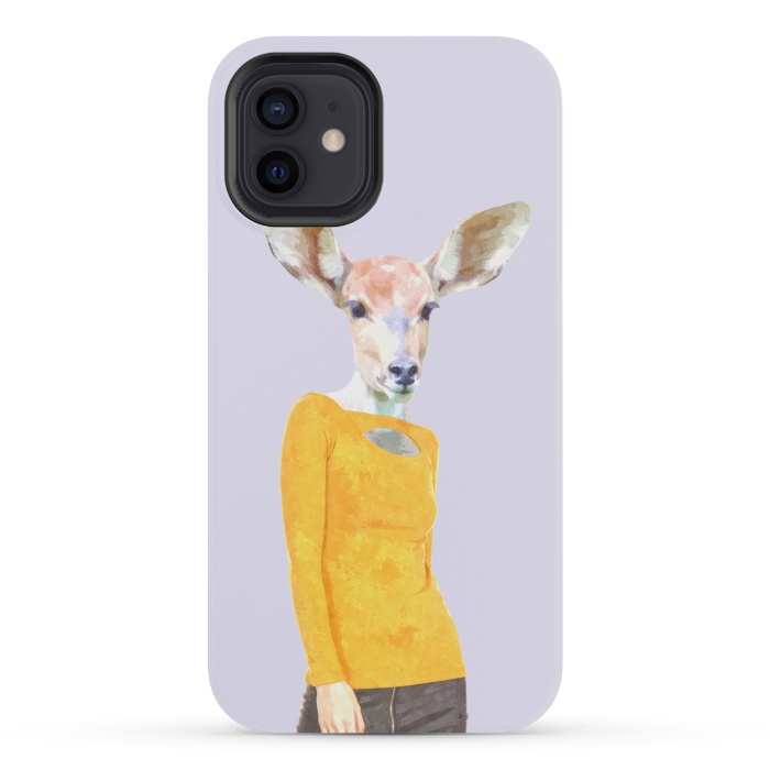 iPhone 12 mini StrongFit Fashionable Antelope Illustration by Alemi