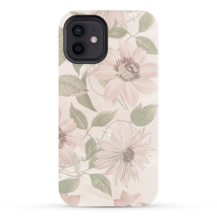 iPhone 12 StrongFit Nostalgic Flowers by Andrea Haase