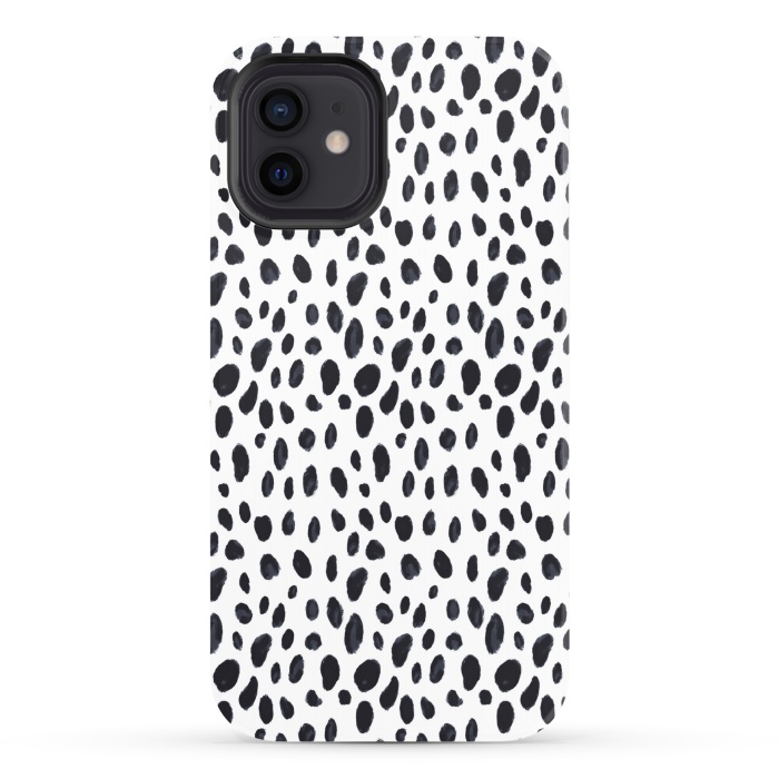 iPhone 12 StrongFit Polka Dots DSN by Joanna Vog