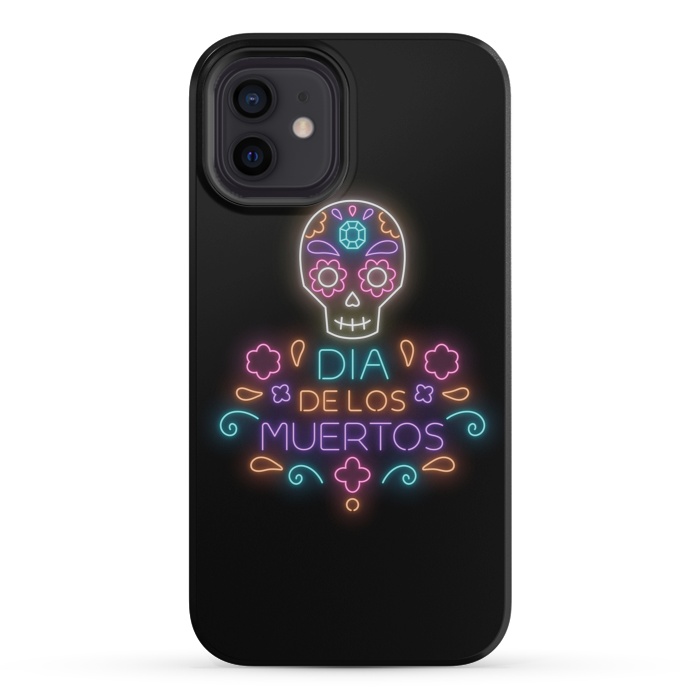 iPhone 12 mini StrongFit Día de los muertos by Laura Nagel