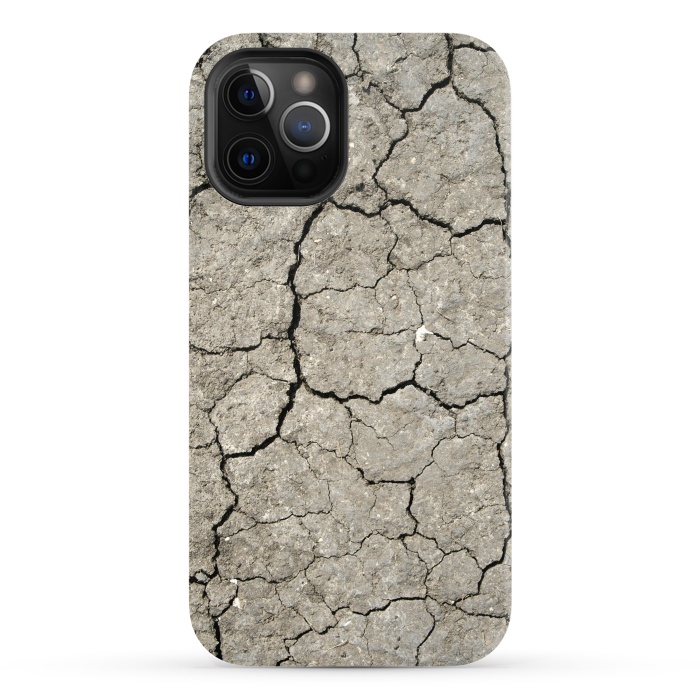 iPhone 12 Pro StrongFit Dried-out Cracked Soil by Andrea Haase