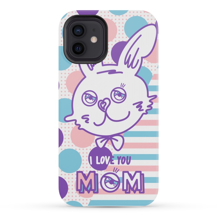 iPhone 12 mini StrongFit I LOVE YOU MOM by Michael Cheung