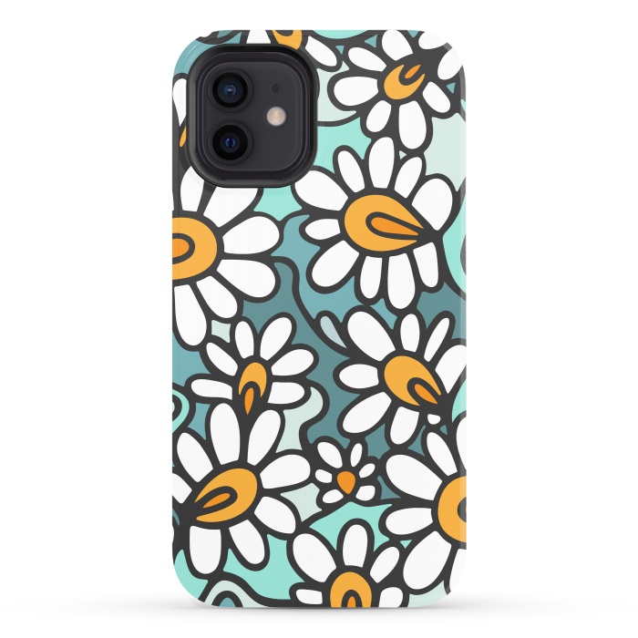 iPhone 12 StrongFit Daisies by Majoih
