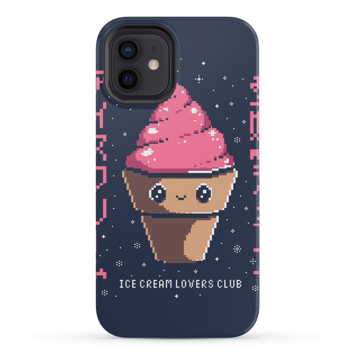iPhone 12 mini StrongFit Ice cream lovers club by Ilustrata
